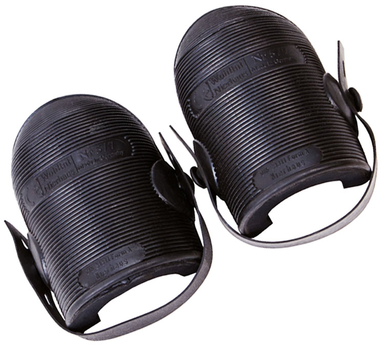 Rubber knee pads